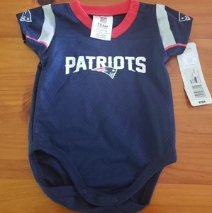 NFL Boys' Patriots Jersey Bodysuit